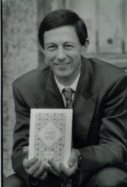 Tim with his book 'Liturgisk Orgelspill'