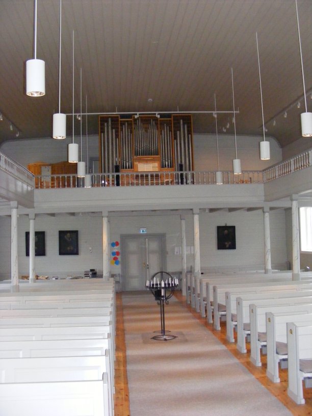 Hjelmeland kyrkje orgel / organ in Hjelmeland Church, Norway
