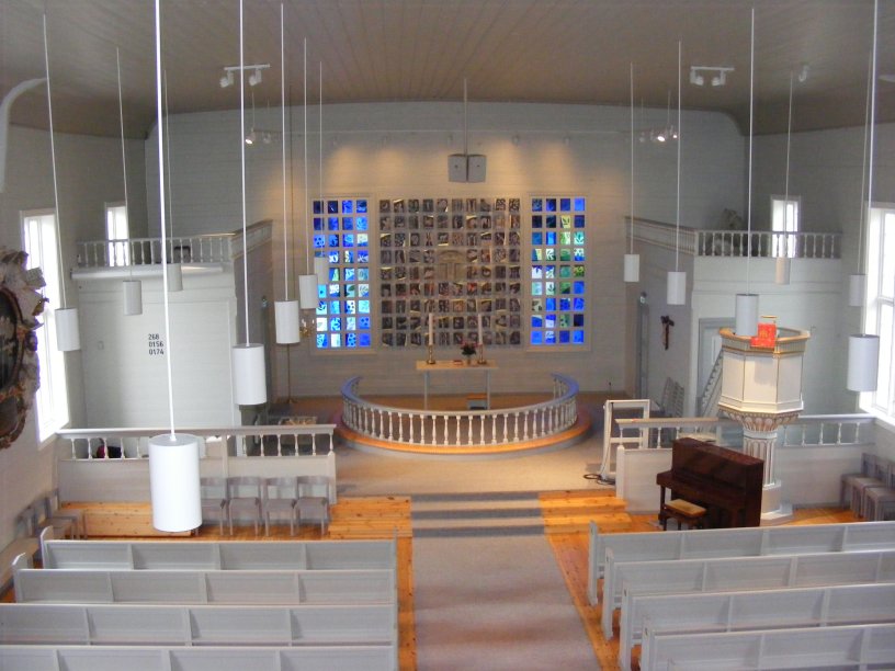 hjelmeland kyrkje altar
