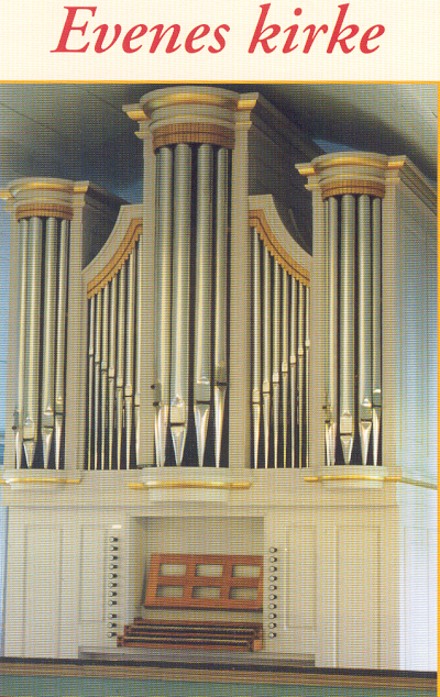 Organ in Evenes Church